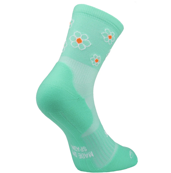 Chaussettes running Marguerite green - SPORCKS