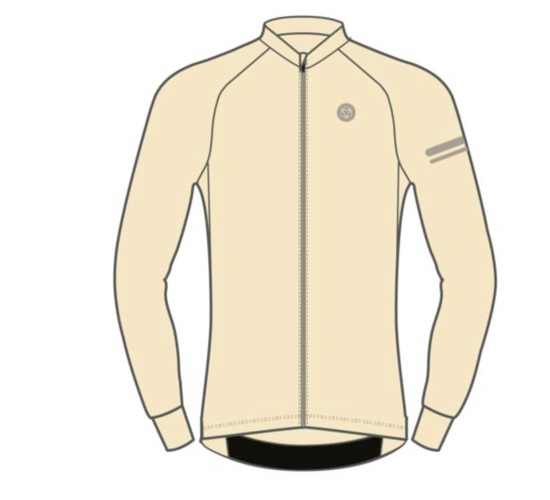 Solide Jersey LS performance Men Peanut cream M