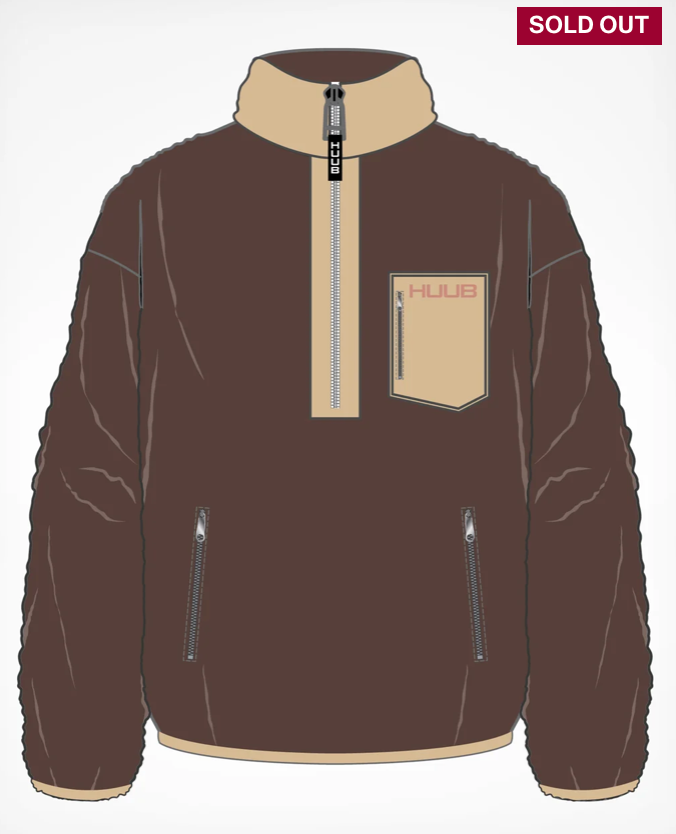 erplain_file_id:1351205 - Veste Peak Fleece chocolat - HUUB
