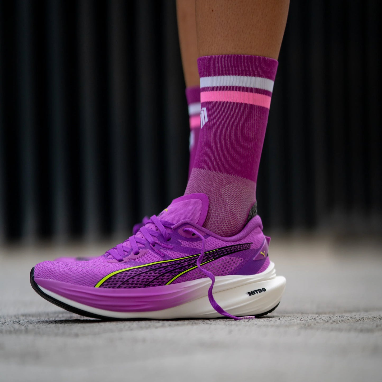 Chaussettes running Sporcks ULTRALIGHT Pro purple