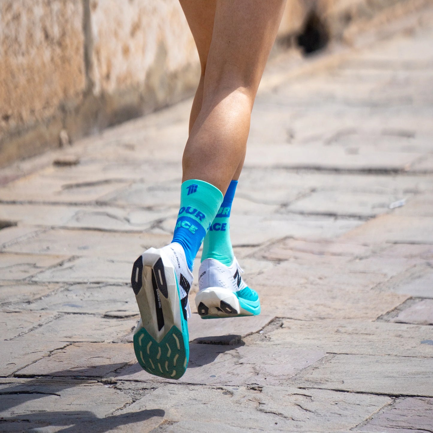 Chaussettes running Sporcks - Race Pace Musgo