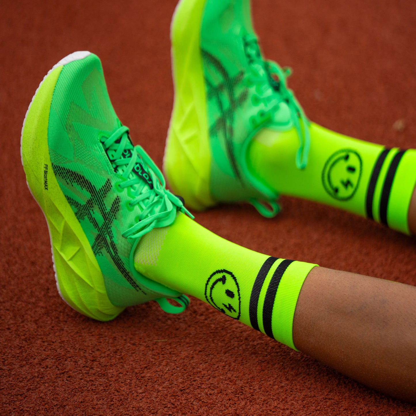 Chaussettes running Sporcks Electrified Green