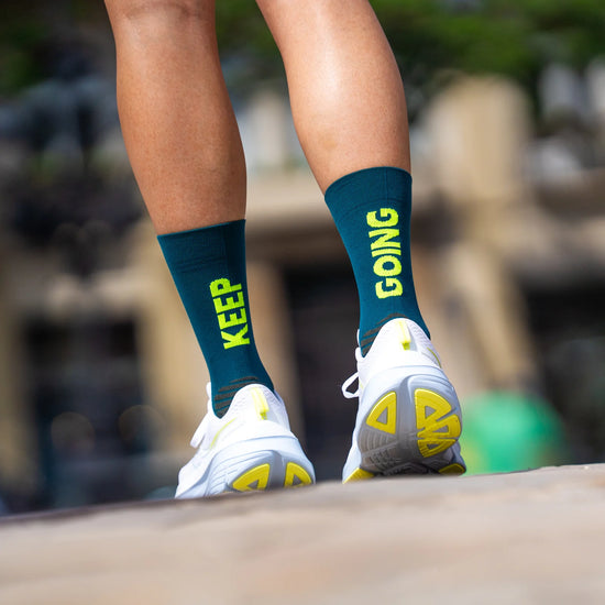 Chaussettes running Sporcks - keep going green