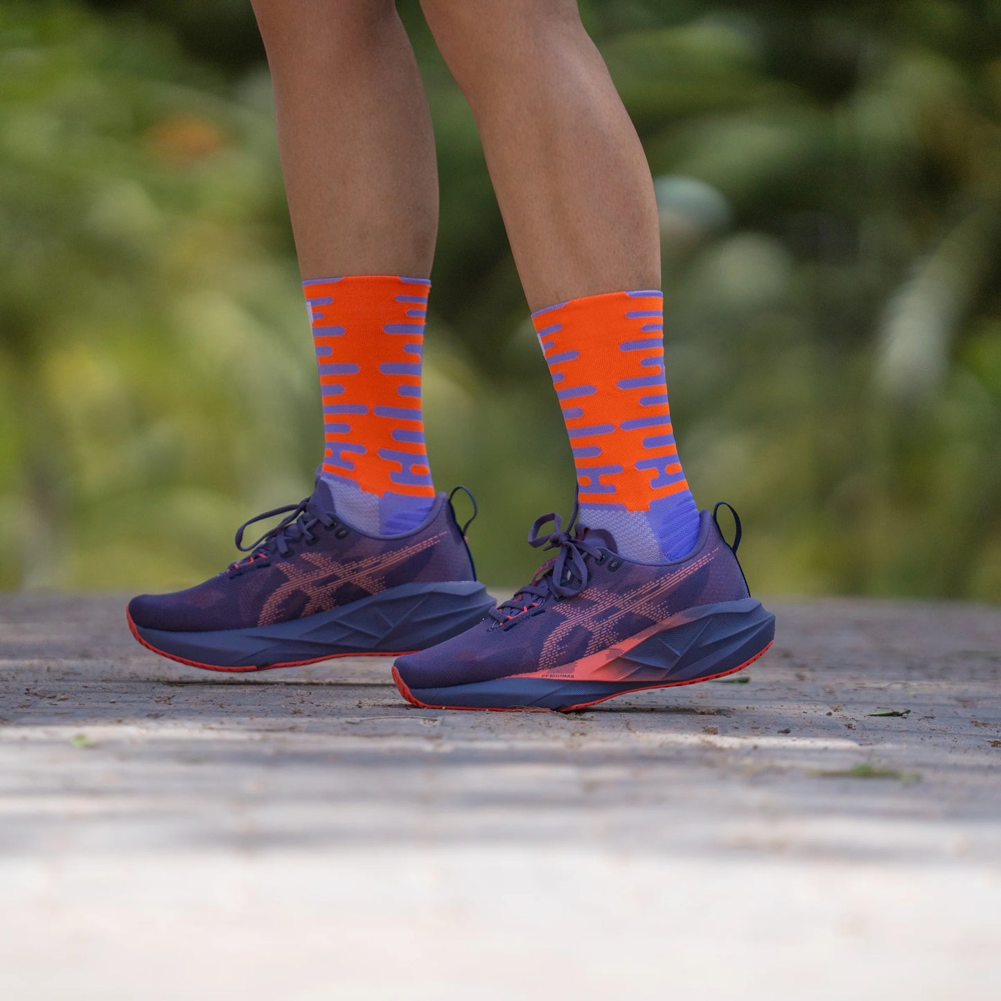 Chaussettes running Rythm purple - Sporcks