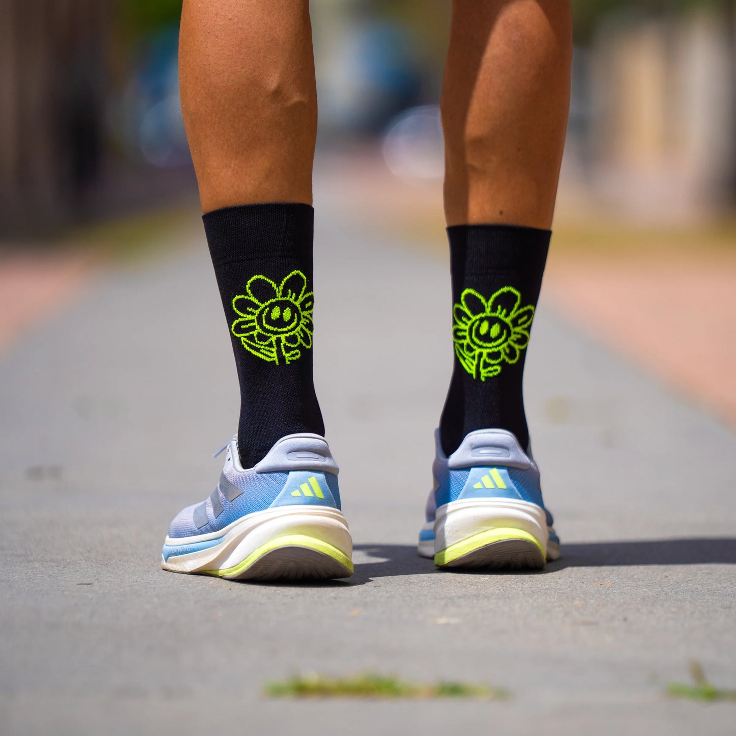 Chaussettes running Sporcks - Happy Day Black