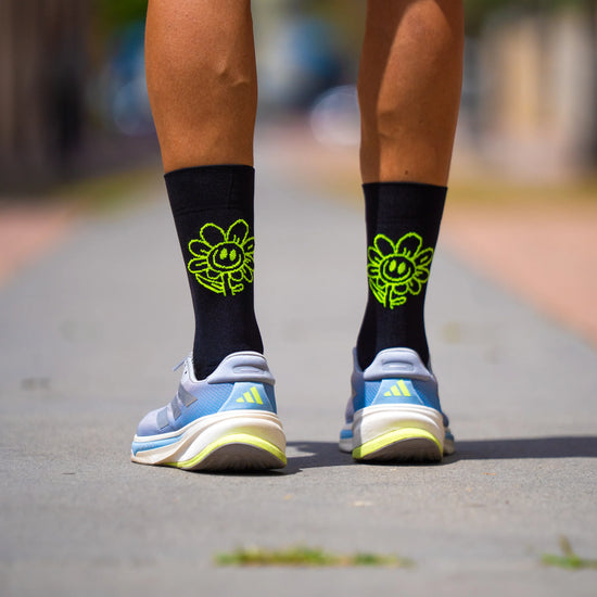 Chaussettes running Sporcks - Happy Day Black