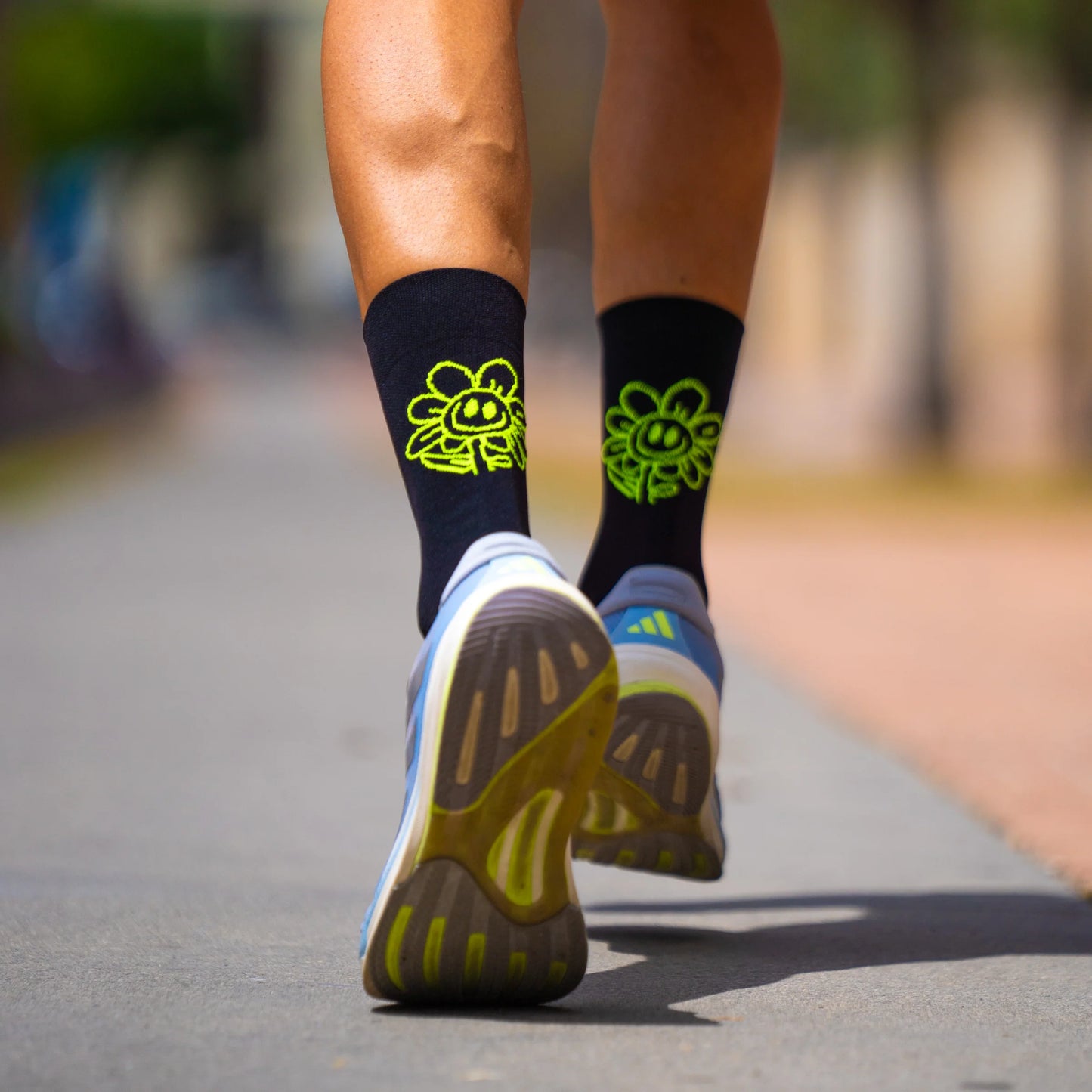 Chaussettes running Sporcks - Happy Day Black