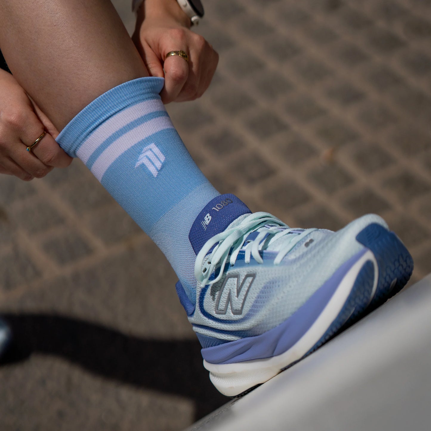 Chaussettes running Sporcks ULTRALIGHT Signature Blue