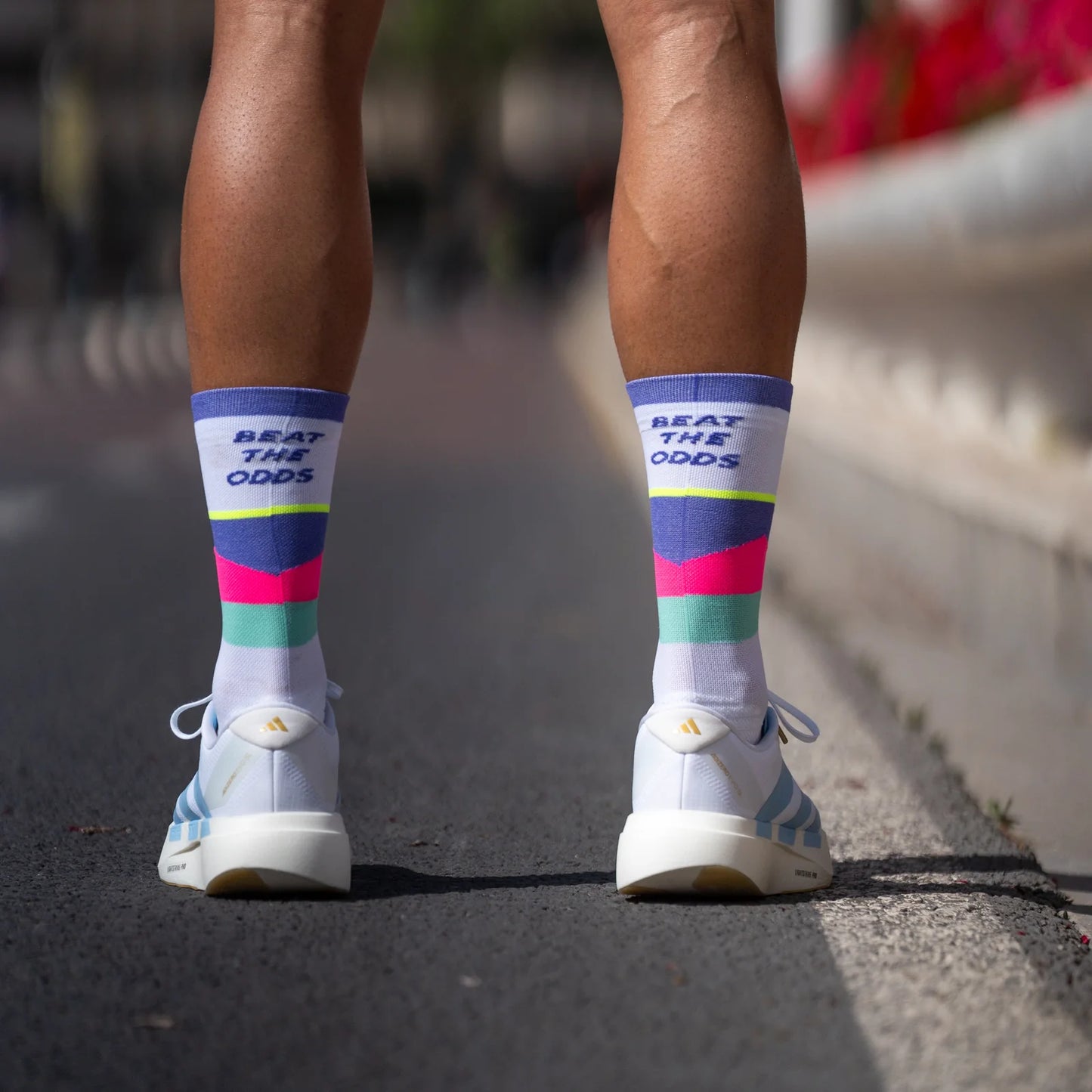 Chaussettes running Sporcks Beat the Odds Purple