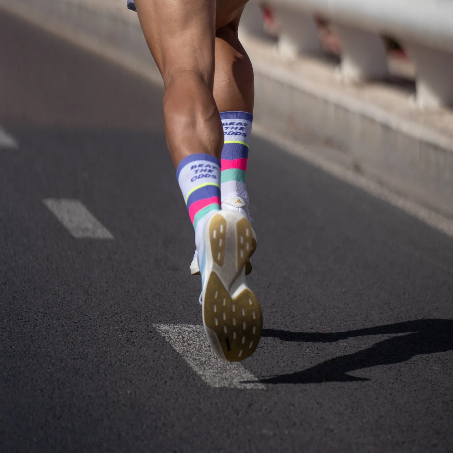 Chaussettes running Sporcks Beat the Odds Purple