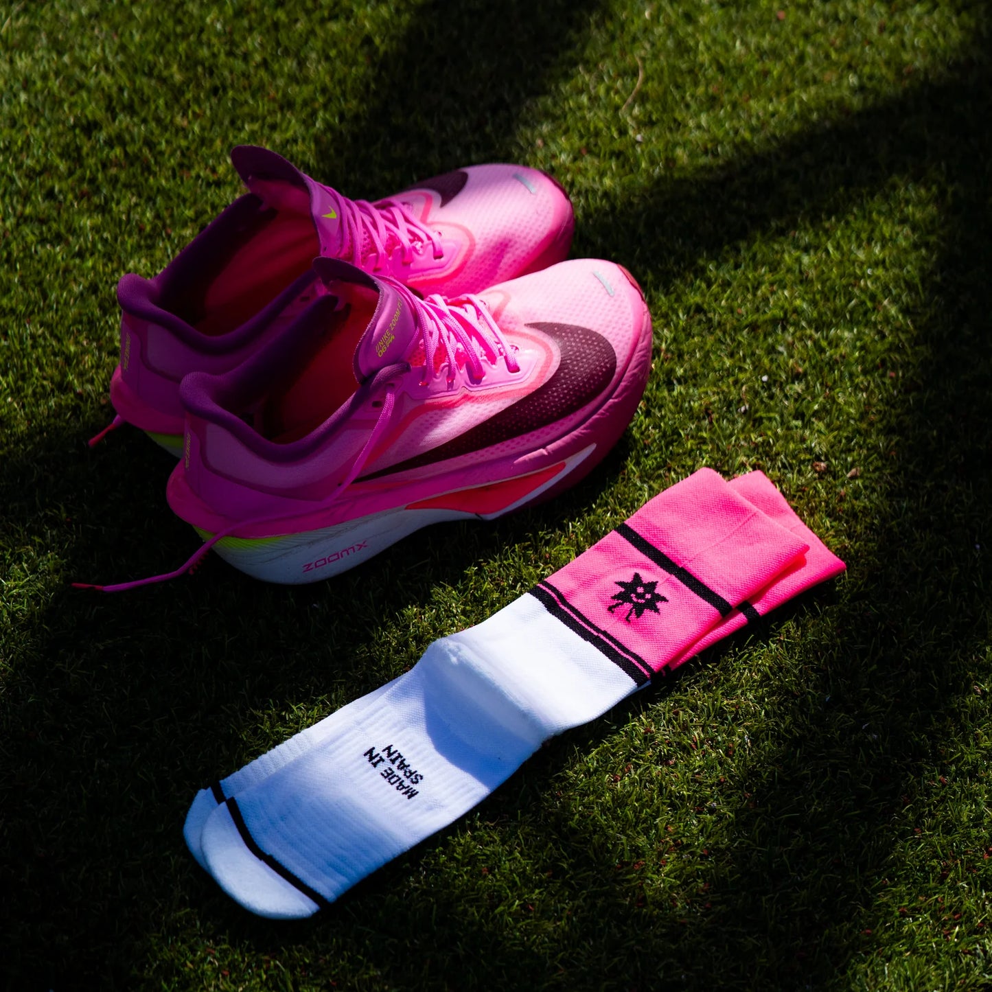 Chaussettes running Sporcks Star Diva Pink