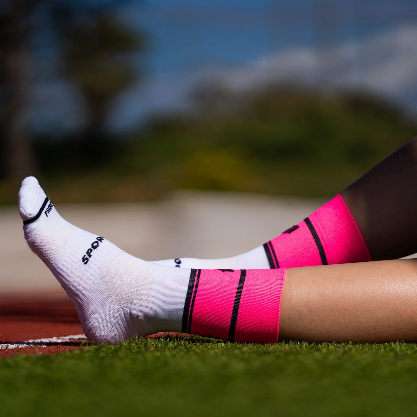 Chaussettes running Sporcks Star Diva Pink