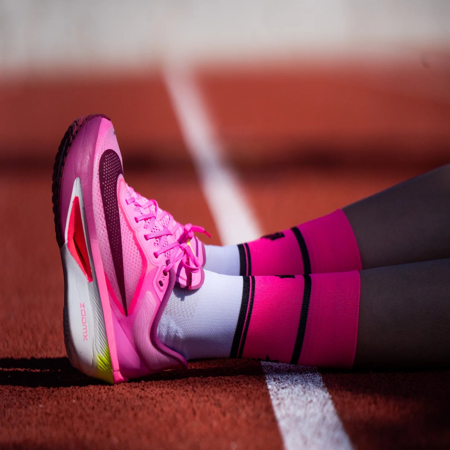 Chaussettes running Sporcks Star Diva Pink