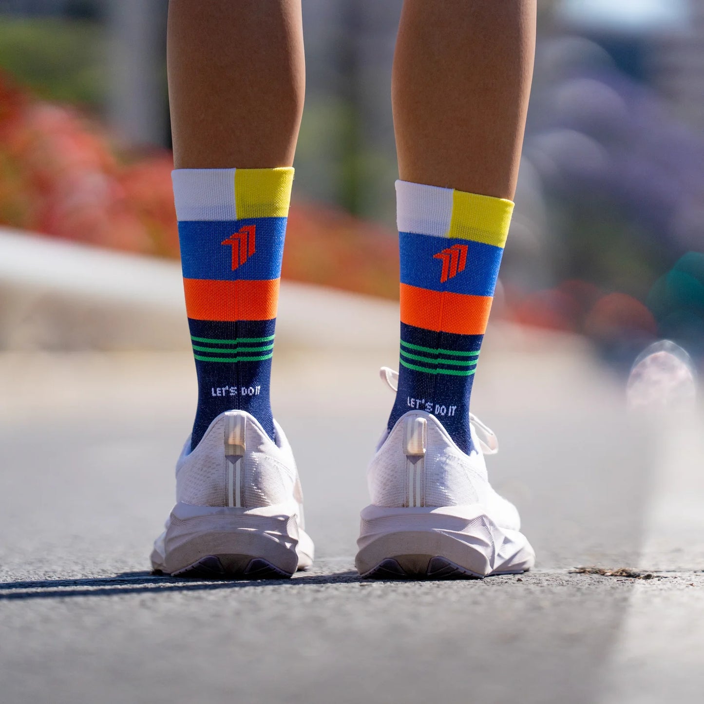 Chaussettes running Sporcks Let's do it