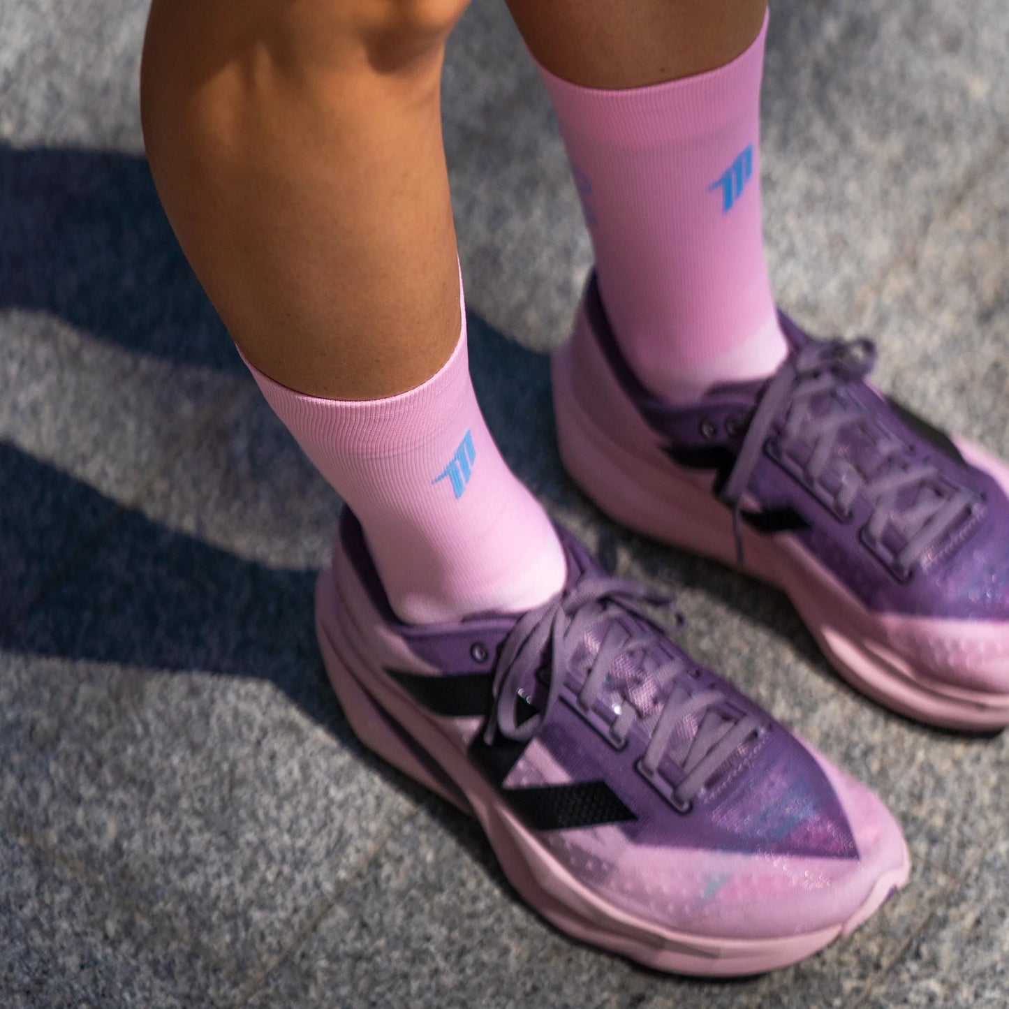 Chaussettes running Sporcks - Happy Day Pink