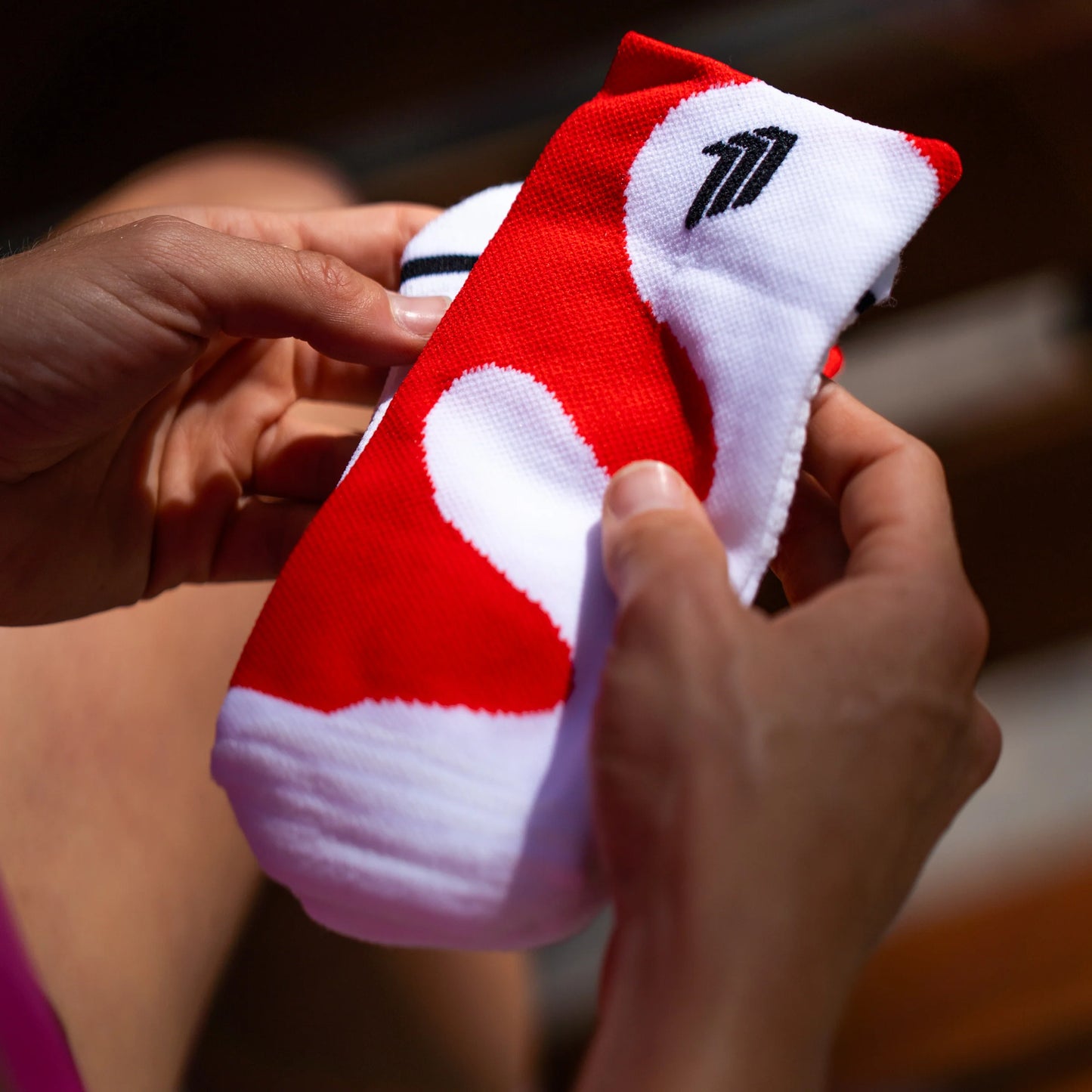 Chaussettes running Sporcks - Kinetic Red