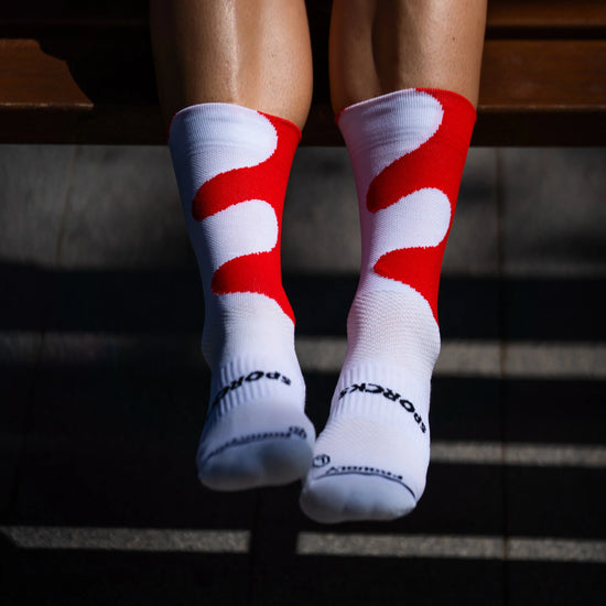Chaussettes running Sporcks - Kinetic Red