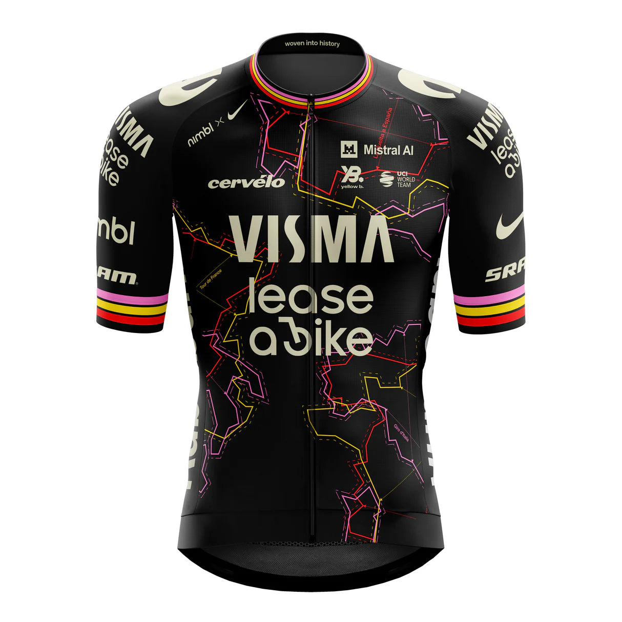 Maillot Team Visma Lease a bike 2026 Enfant - Giro Trilogy