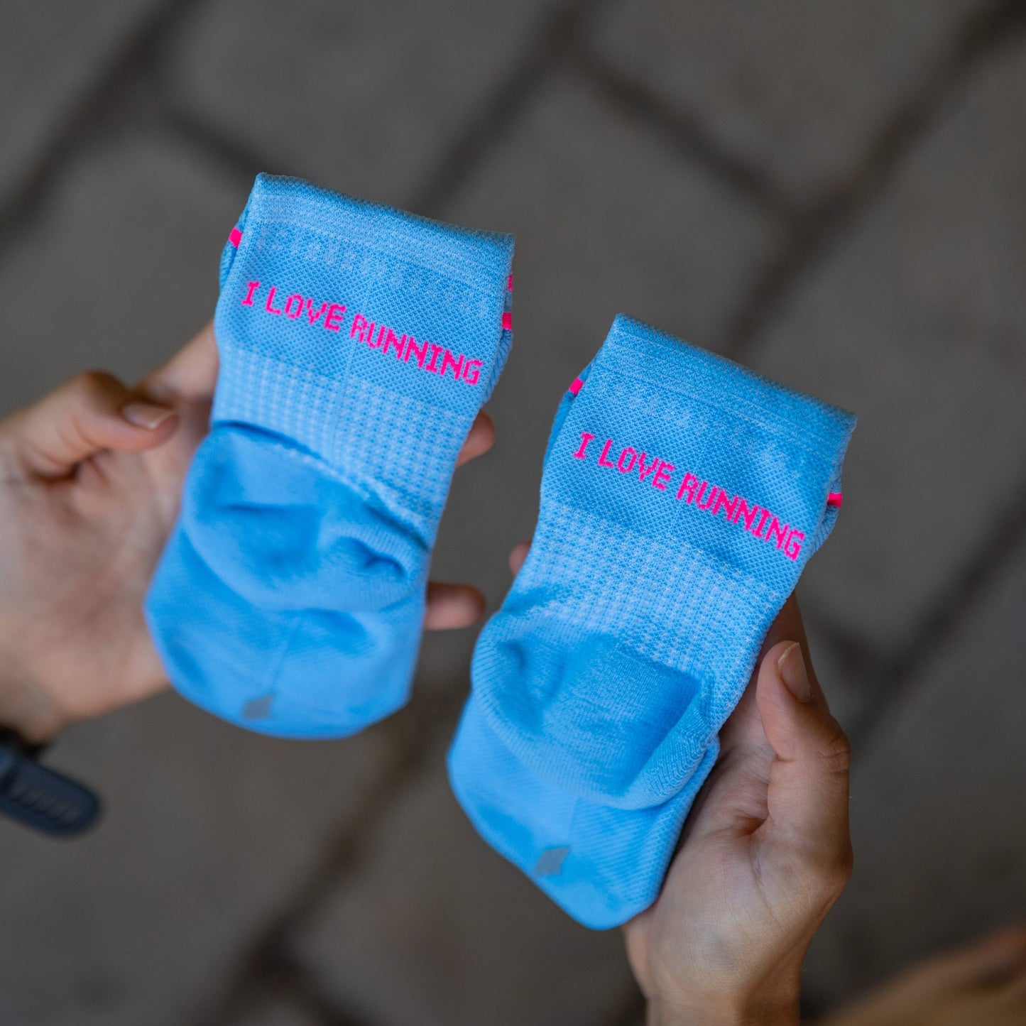 Chaussettes running Sporcks - nosa V2 blue