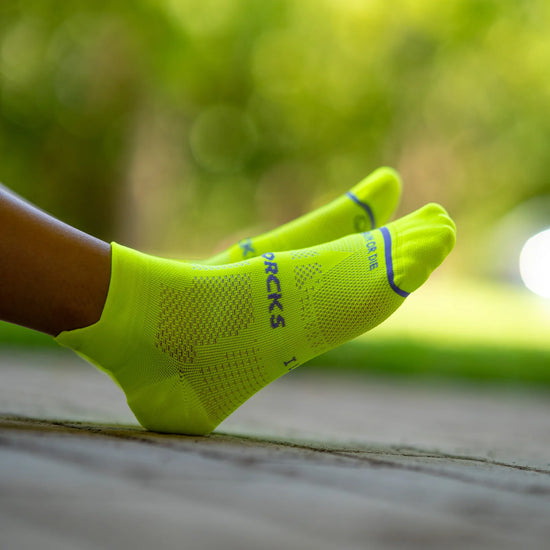 Chaussettes running Sporcks - noosa V2 jaune
