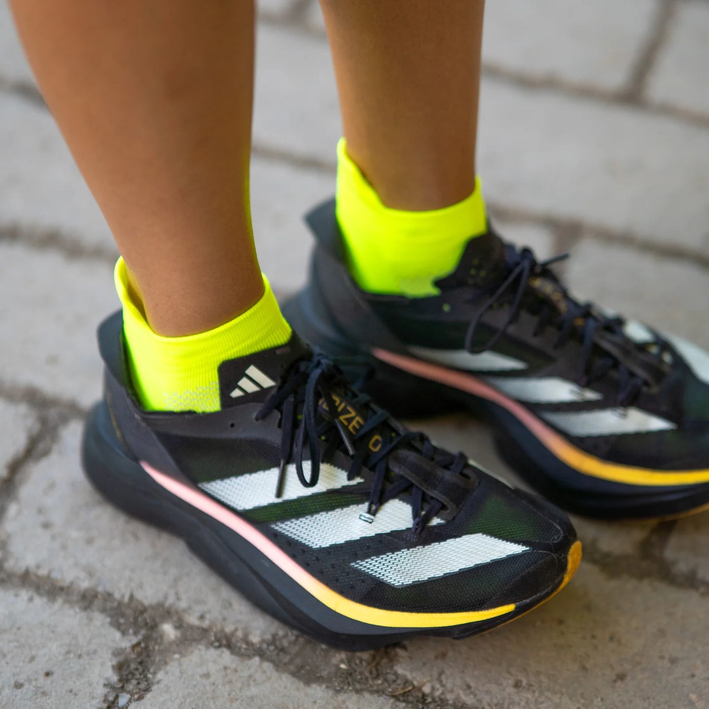 Chaussettes running Sporcks - noosa V2 jaune