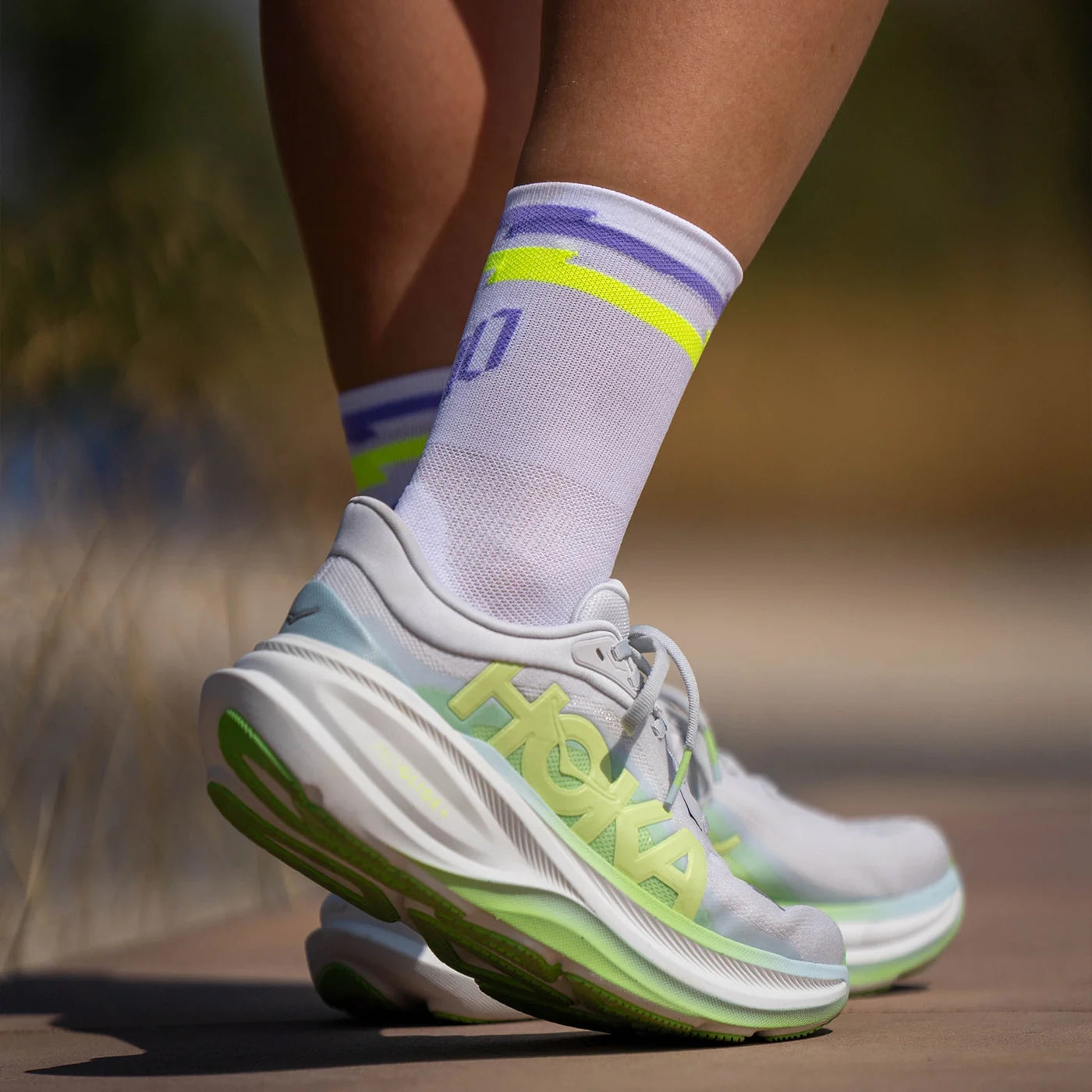 Chaussettes running Sporcks SUMMER 10 WHITE