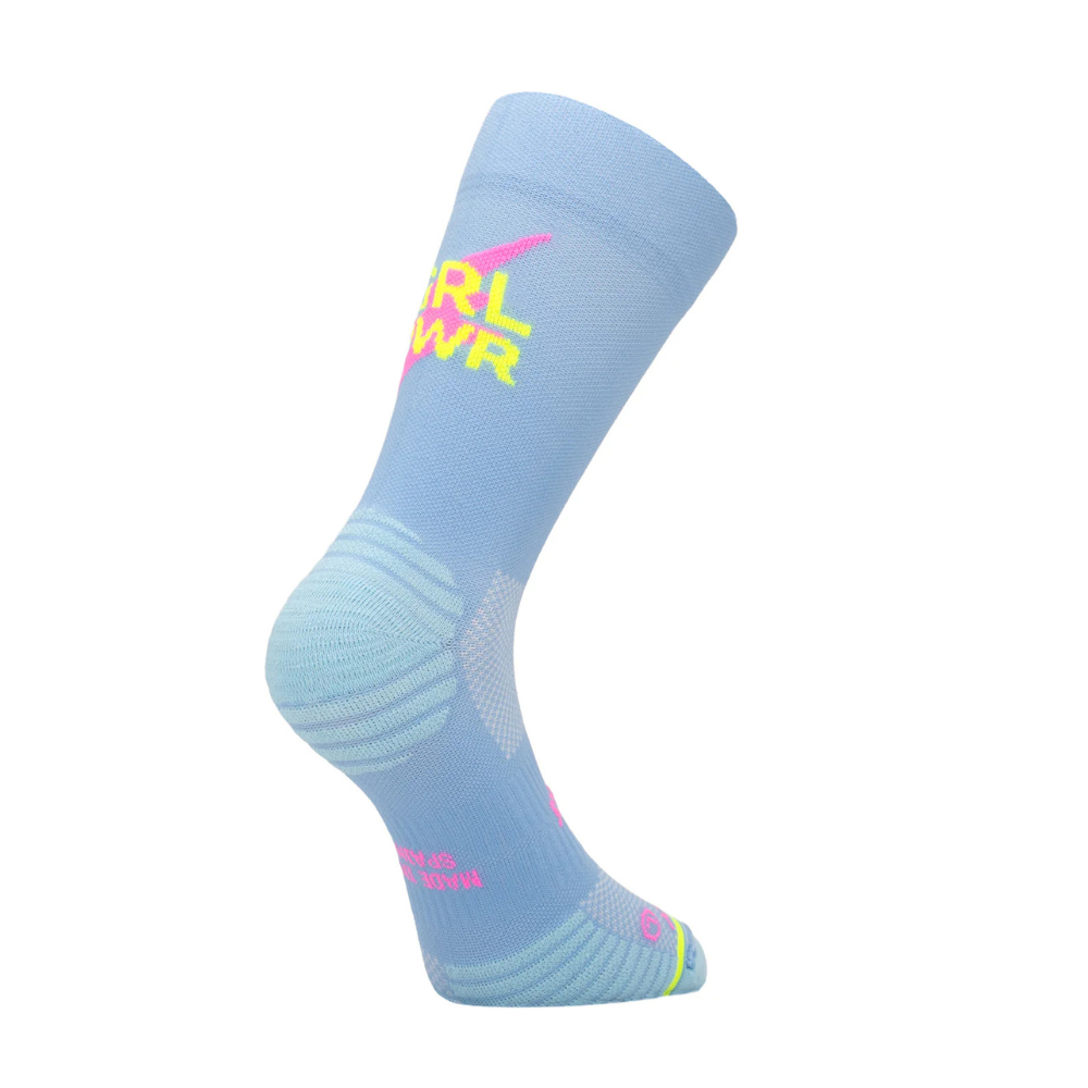Chaussettes running Sporcks Girl Power Blue