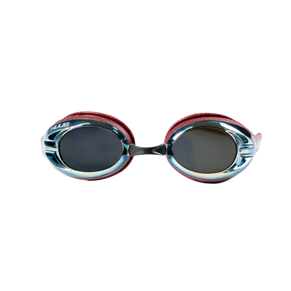 Lunettes de natation sustain rouge recyclé - HUUB