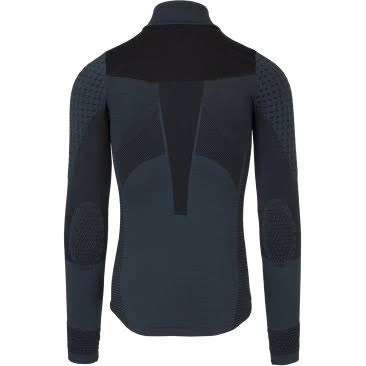 Maillot de vélo femme manche longue Seamless blue_steel - AGU