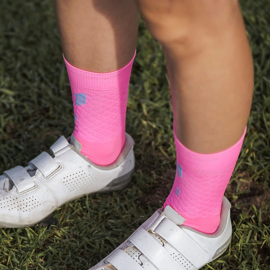 Chaussettes vélo Sporcks - MARIE BLANQUE ELITE PINK