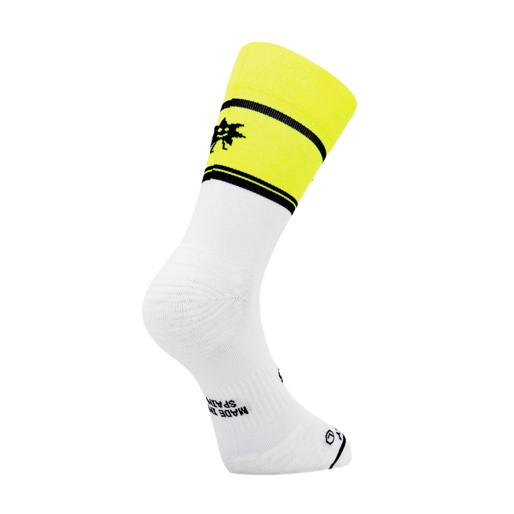 Chaussettes running Sporcks Star Yellow