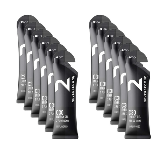 Boite de 12 energy gel C30 neutre - Neversecond