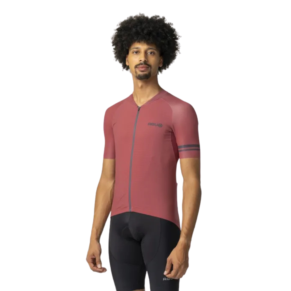 Maillot vélo homme High summer performance Rose Brown - AGU
