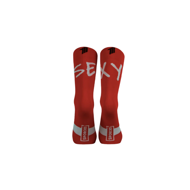 chaussettes vélo Sporcks - SEXY RED