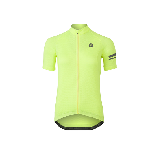 Maillot vélo core essential femme Neon yellow - AGU