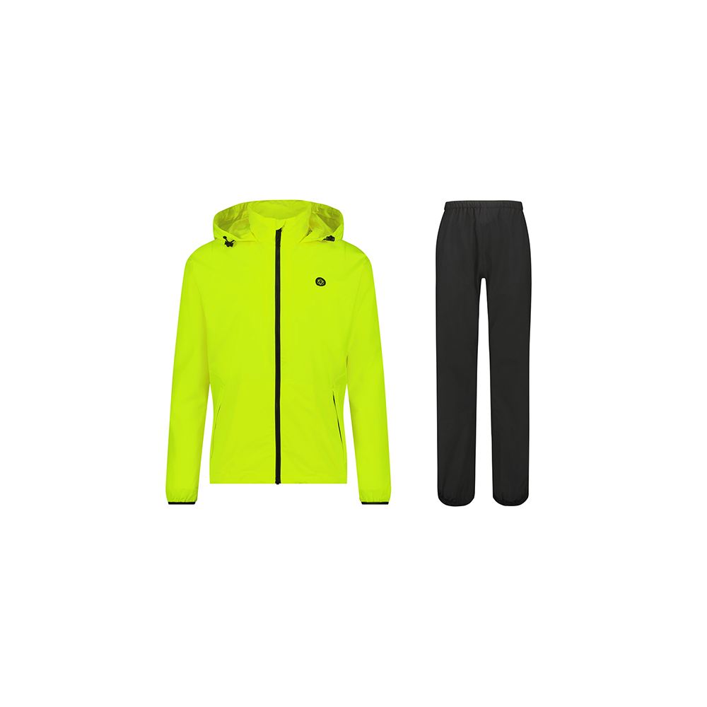 GO RAIN SUIT ESSENTIAL NEON YELLOW - AGU URBAIN