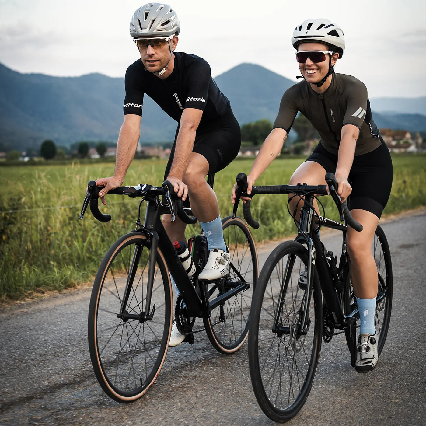 Chaussettes vélo Sporcks - PRO ELITE Blue Clair