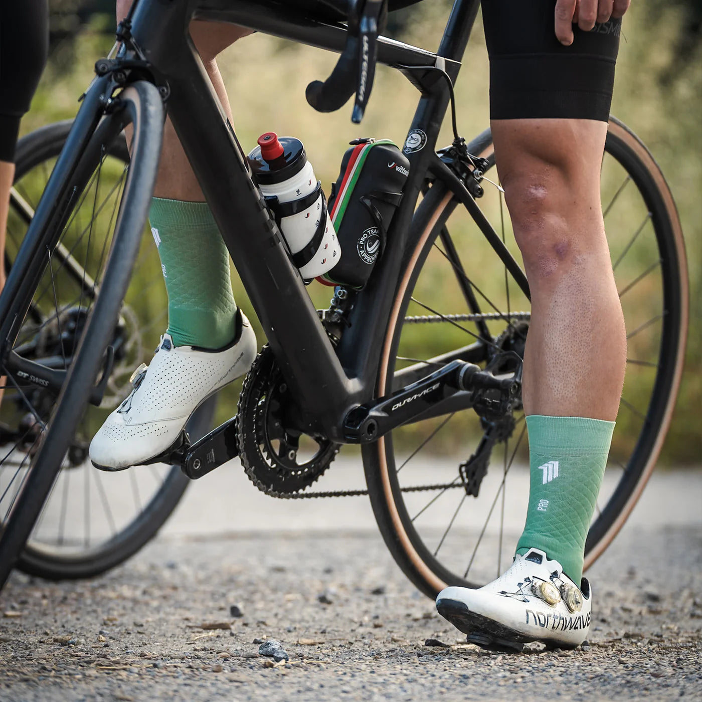 Chaussettes vélo Sporcks - PRO ELITE Vert