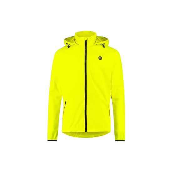 GO RAIN JACKET ESSENTIAL NEON YELLOW - AGU URBAIN