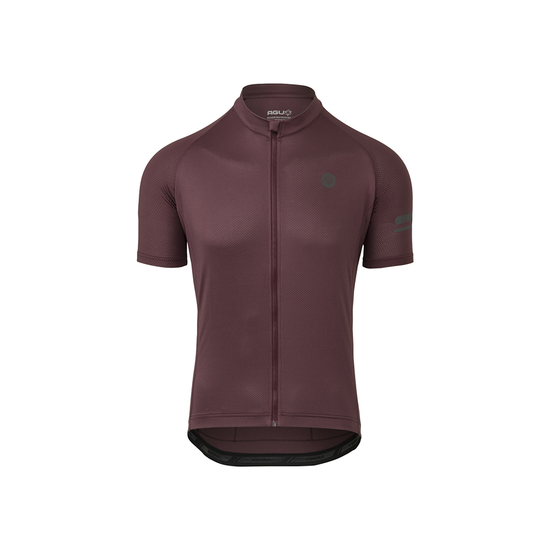 Maillot de vélo manche courte core essential homme Modica brown - AGU