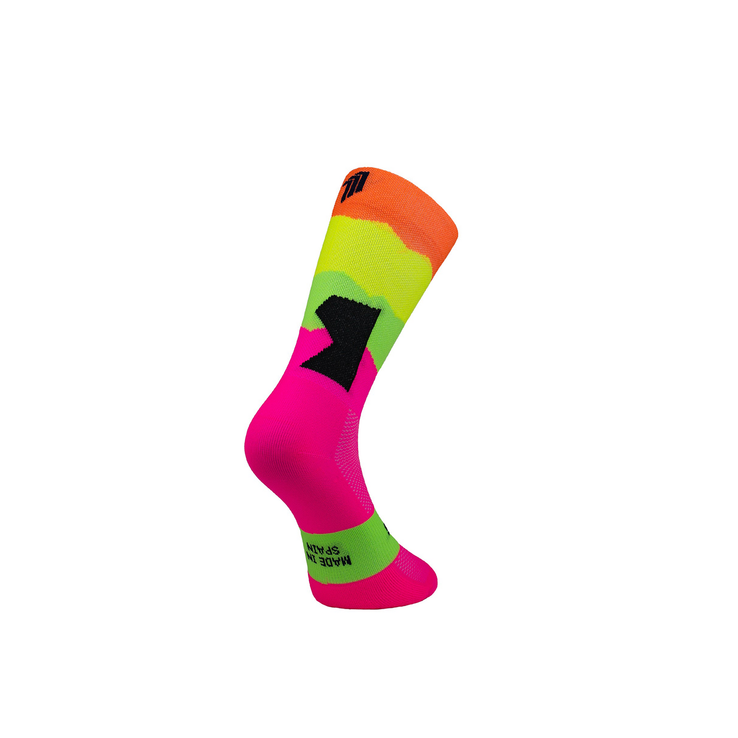 Chaussettes vélo Sporcks - alsace FLUO