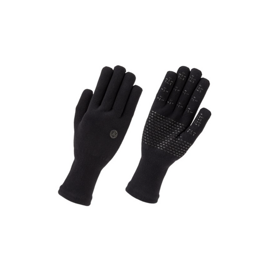 Gants vélo hiver merino noir - AGU