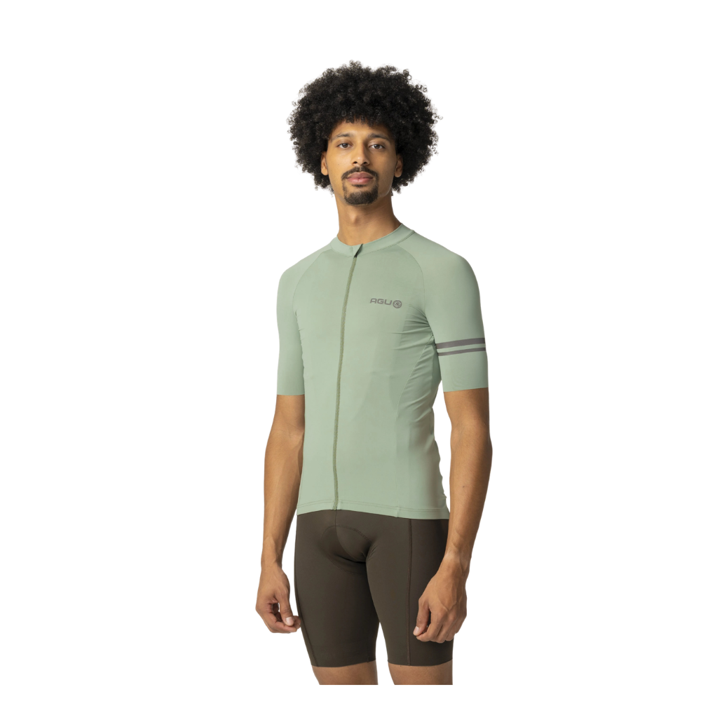 Maillot de vélo manche courte performance solid - Homme AGU