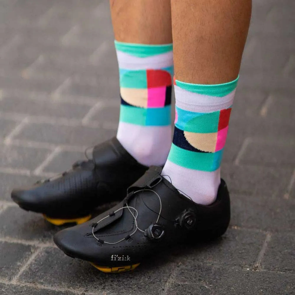 Chaussettes vélo Sporcks - Madonna rosa