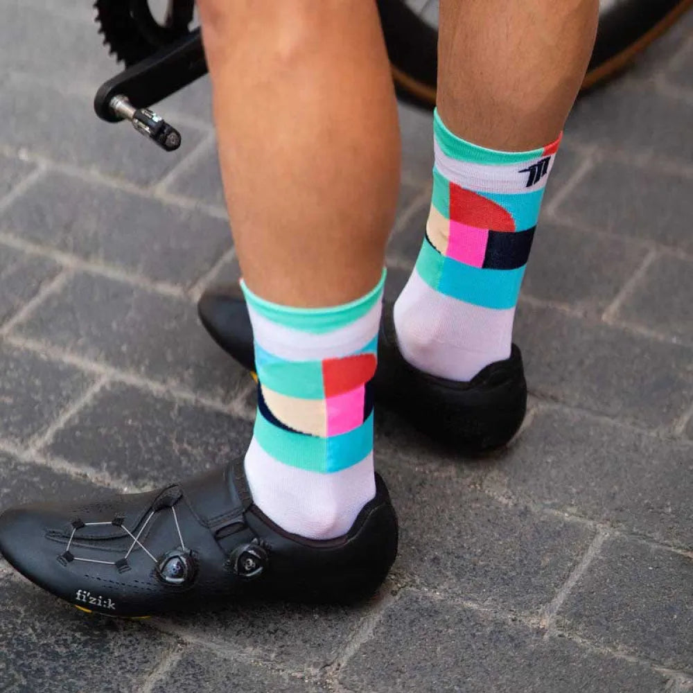 Chaussettes vélo Sporcks - Madonna rosa