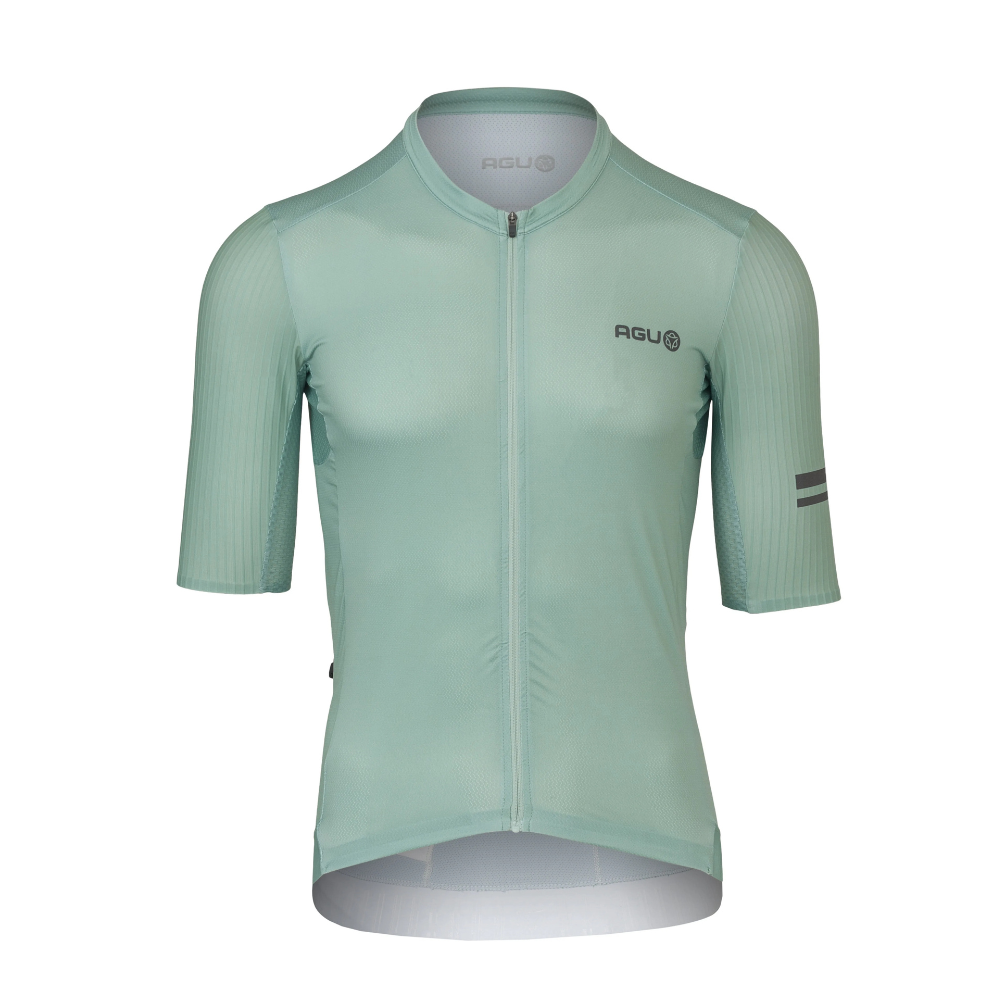Maillot de vélo aero SS performance homme Terme Green - AGU