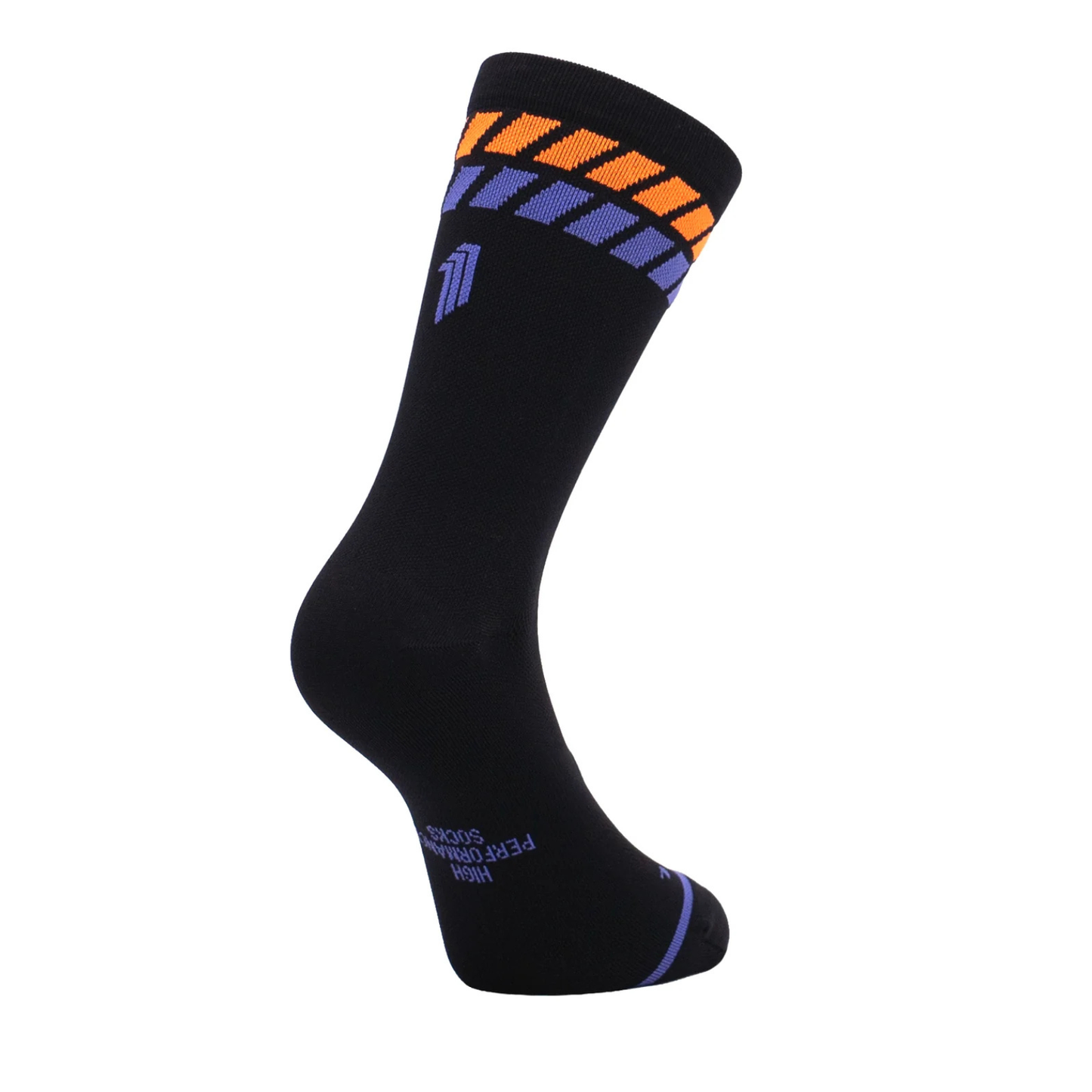 Chaussettes running Sporcks ultralight stripe black