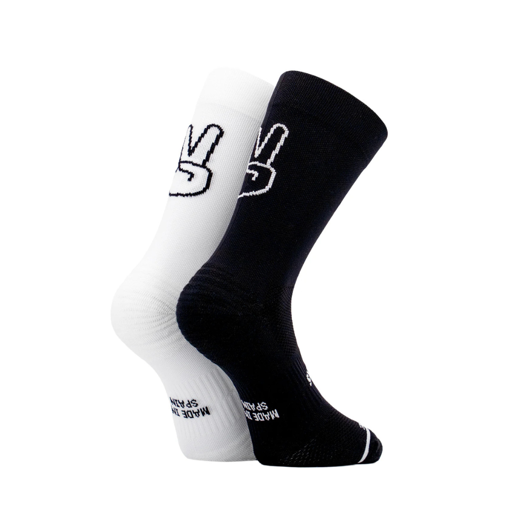 Chaussettes running Sporcks UP BLACK & WHITE