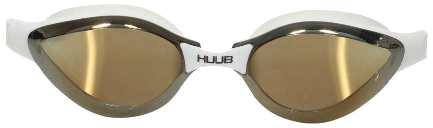 Lunette de natation Brownlee 2 Custom Air - blanc/jaune - HUUB