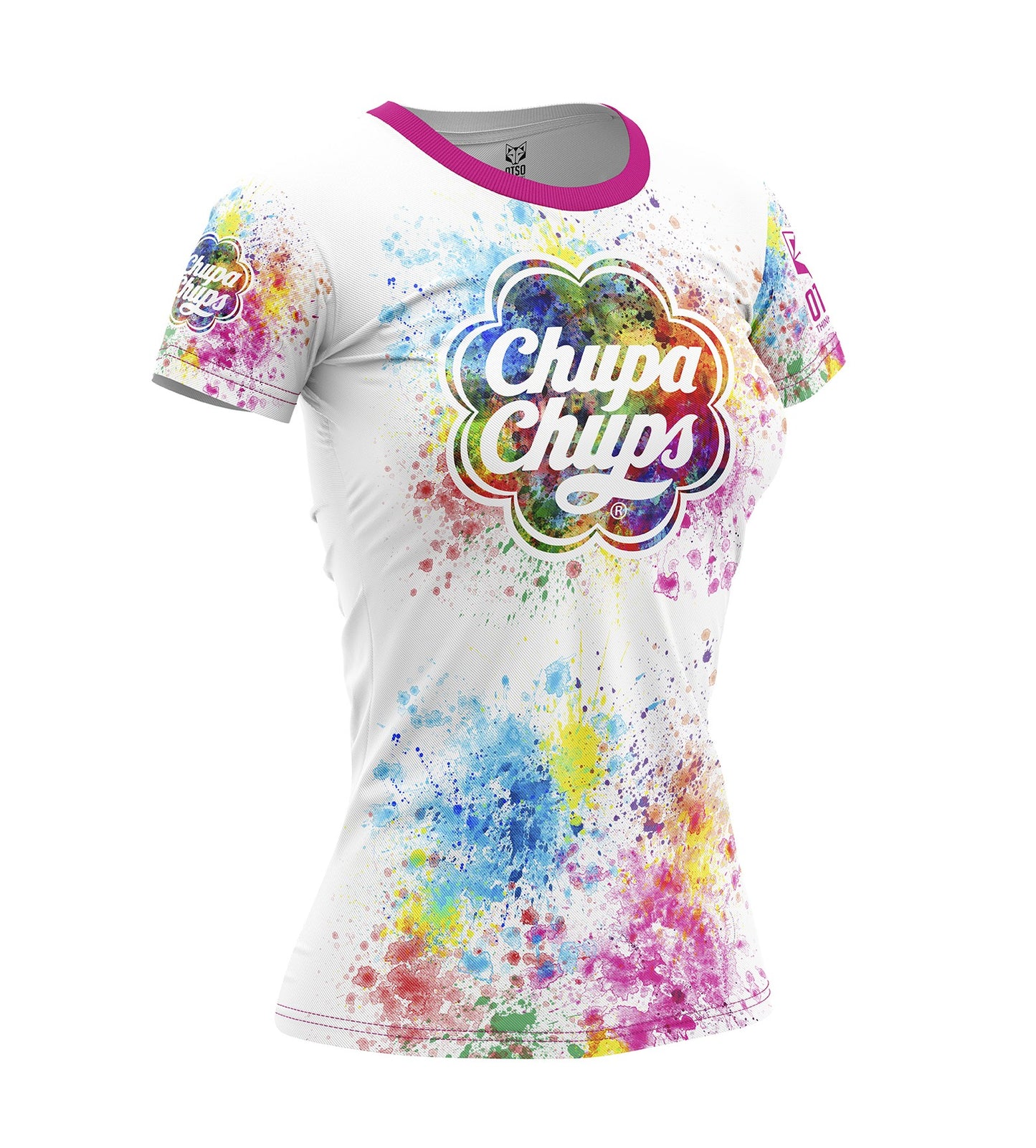 Textile femme t-shirt chupachups paint - OTSO